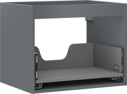 Mexen Box-A mosdószekrény korpus 60 cm, 1 fiók, grafit matt - 91AX0-0600-470-1-66