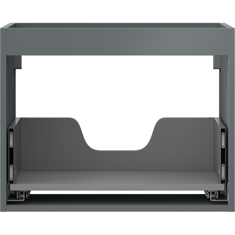 Mexen Box-A corp dulap sub chiuvetă 60 cm, 1 sertar, grafit mat - 91AX0-0600-470-1-66