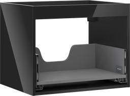 Mexen Box-A corp dulap sub lavoar 60 cm, 1 sertar, negru lucios - 91AX0-0600-470-1-70