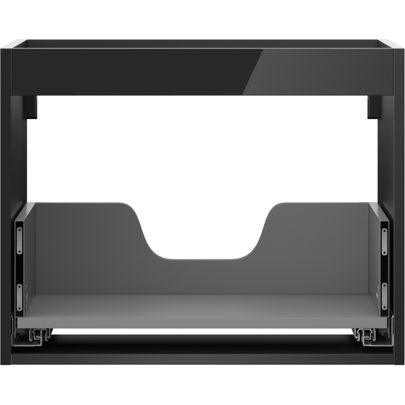 Mexen Box-A corp dulap sub chiuvetă 60 cm, 1 sertar, negru lucios - 91AX0-0600-470-1-70