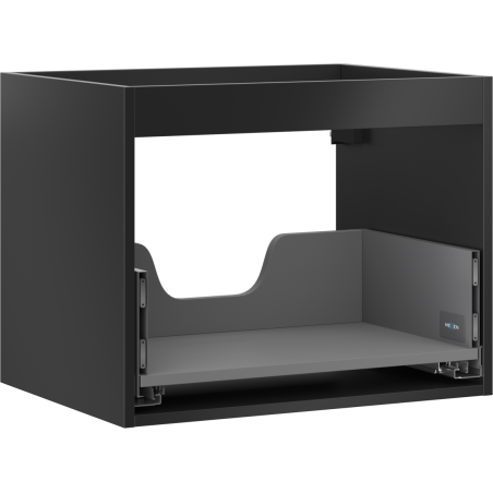 Mexen Box-A corp dulap sub chiuvetă 60 cm, 1 sertar, negru mat - 91AX0-0600-470-1-71