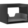 Mexen Box-A corp dulap sub chiuvetă 60 cm, 1 sertar, negru mat - 91AX0-0600-470-1-71