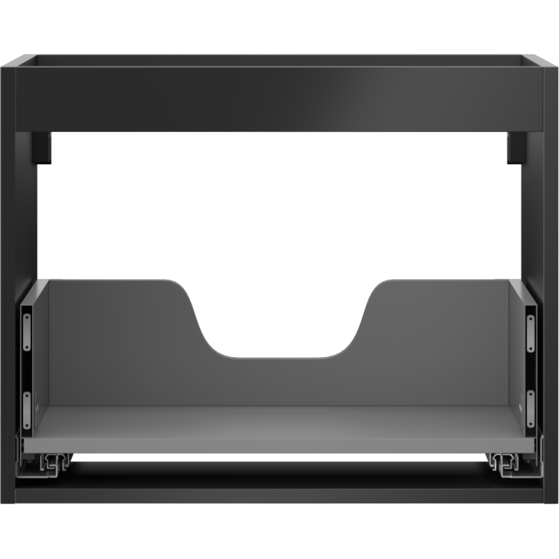 Mexen Box-A corp dulap sub chiuvetă 60 cm, 1 sertar, negru mat - 91AX0-0600-470-1-71