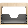 Mexen Box-A corp pentru dulap sub chiuvetă 60 cm, 1 sertar, stejar - 91AX0-0600-470-1-81