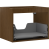 Mexen Box-A mosdószekrény váz 60 cm, 1 fiók, dió - 91AX0-0600-470-1-86