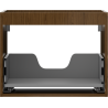 Mexen Box-A cadru dulap pentru chiuvetă 60 cm, 1 sertar, nuc - 91AX0-0600-470-1-86
