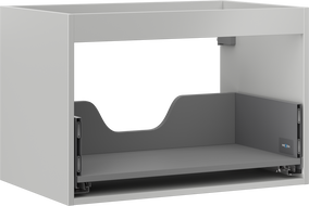 Mexen Box-A corp cabinet sub chiuvetă 70 cm, 1 sertar, gri mat - 91AX0-0700-470-1-62