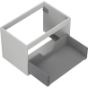 Mexen Box-A corp cabinet sub chiuvetă 70 cm, 1 sertar, gri mat - 91AX0-0700-470-1-62