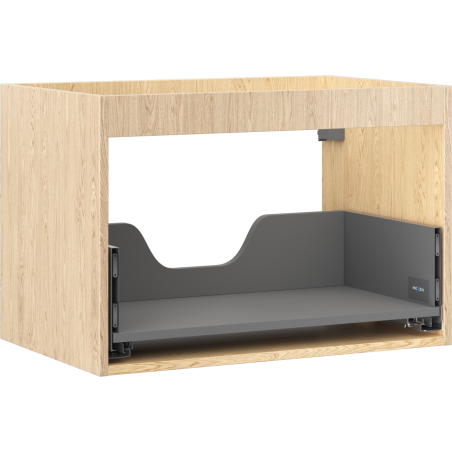 Mexen Box-A cadru dulap sub chiuvetă 70 cm, 1 sertar, stejar - 91AX0-0700-470-1-81
