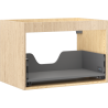 Mexen Box-A cadru dulap sub chiuvetă 70 cm, 1 sertar, stejar - 91AX0-0700-470-1-81
