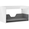 Mexen Box-A 80 cm-es mosdószekrény korpus, 1 fiók, fényes fehér - 91AX0-0800-470-1-00