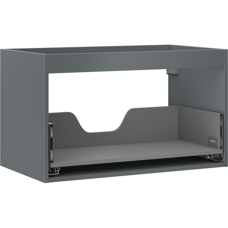 Mexen Box-A corp dulap pentru lavoar 80 cm, 1 sertar, grafit mat - 91AX0-0800-470-1-66