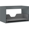 Mexen Box-A corp dulap baie 80 cm, 1 sertar, grafit mat - 91AX0-0800-470-1-66