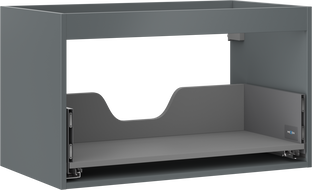 Mexen Box-A corp dulap pentru lavoar 80 cm, 1 sertar, grafit mat - 91AX0-0800-470-1-66