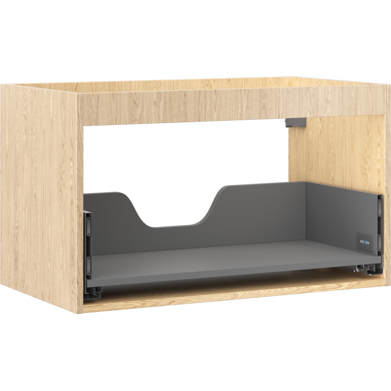 Mexen Box-A corp dulap pentru chiuvetă 80 cm, 1 sertar, stejar - 91AX0-0800-470-1-81