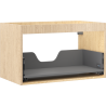 Mexen Box-A szekrény korpus mosdókagyló alá 80 cm, 1 fiók, tölgy - 91AX0-0800-470-1-81