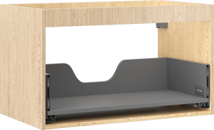 Mexen Box-A corp dulap pentru chiuvetă 80 cm, 1 sertar, stejar - 91AX0-0800-470-1-81