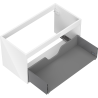 Mexen Box-A corp dulap sub chiuvetă 90 cm, 1 sertar, alb lucios - 91AX0-0900-470-1-00