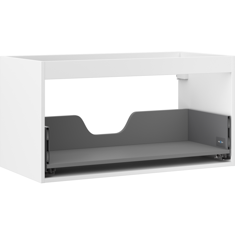 Mexen Box-A mosdókagyló alatti szekrény 90 cm, 1 fiók, fehér matt - 91AX0-0900-470-1-01