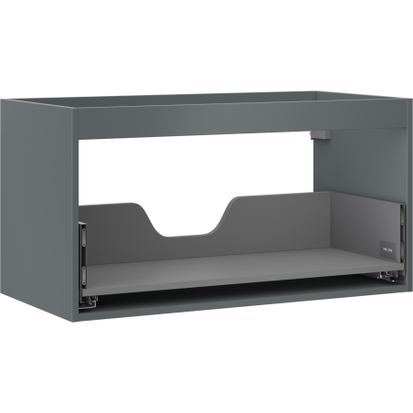 Mexen Box-A corp dulap lavoar 90 cm, 1 sertar, grafit mat - 91AX0-0900-470-1-66