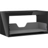 Mexen Box-A corp de dulap pentru lavoar 90 cm, 1 sertar, negru lucios - 91AX0-0900-470-1-70