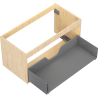 Mexen Box-A corp dulap pentru lavoar 90 cm, 1 sertar, stejar - 91AX0-0900-470-1-81