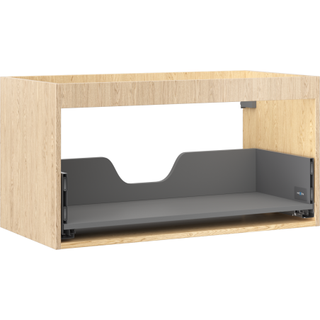 Mexen Box-A corp dulap pentru lavoar 90 cm, 1 sertar, stejar - 91AX0-0900-470-1-81