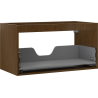 Mexen Box-A corp dulap de chiuvetă de 90 cm, 1 sertar, nuc - 91AX0-0900-470-1-86