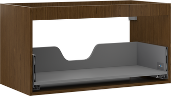 Mexen Box-A mosdó alatti szekrénytest 90 cm, 1 fiók, dió - 91AX0-0900-470-1-86