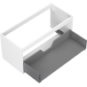 Mexen Box-A corp dulap lavoar 100 cm, 1 sertar, alb mat - 91AX0-1000-470-1-01