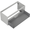 Korpul dulap Mexen Box-A de 100 cm, 1 sertar, gri mat - 91AX0-1000-470-1-62