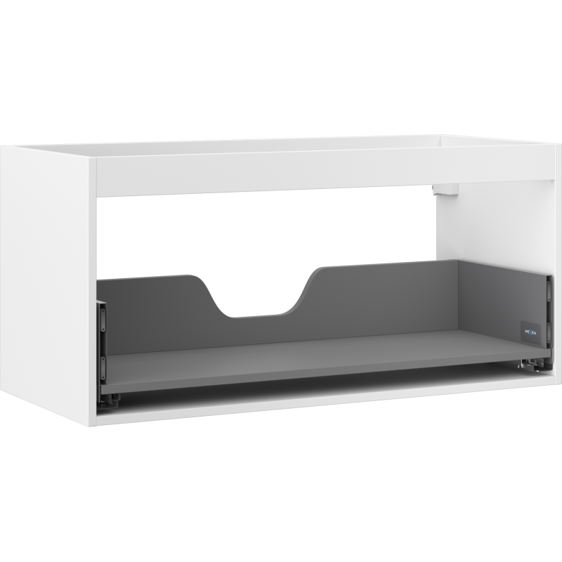Mexen Box-A corp dulap lavoar 100 cm, 1 sertar, alb mat - 91AX0-1000-470-1-01