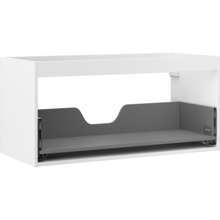 Mexen Box-A corp dulap lavoar 100 cm, 1 sertar, alb mat - 91AX0-1000-470-1-01