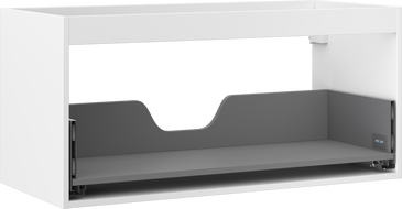 Mexen Box-A alsószekrény 100 cm, 1 fiók, fehér matt - 91AX0-1000-470-1-01