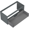 Mexen Box-A corp dulap sub chiuvetă 100 cm, 1 sertar, grafit mat - 91AX0-1000-470-1-66