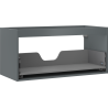 Mexen Box-A corp dulap sub chiuvetă 100 cm, 1 sertar, grafit mat - 91AX0-1000-470-1-66