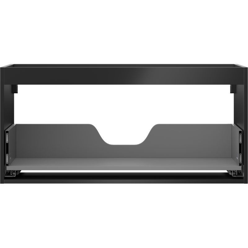 Mexen Box-A corp dulap lavoar 100 cm, 1 sertar, negru mat - 91AX0-1000-470-1-71