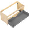 Mexen Box-A carcasă dulap sub chiuvetă 100 cm, 1 sertar, stejar - 91AX0-1000-470-1-81