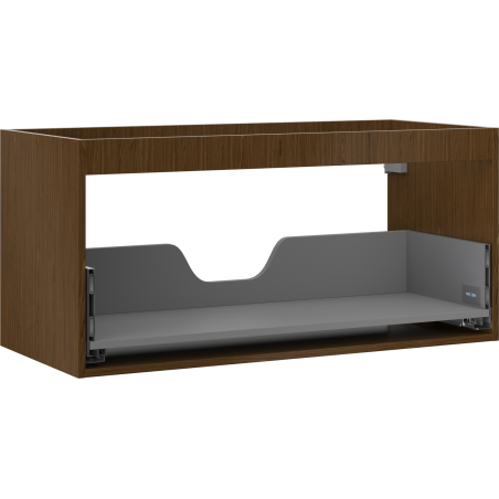 Mexen Box-A corp pentru dulap de baie de 100 cm, 1 sertar, nuc - 91AX0-1000-470-1-86