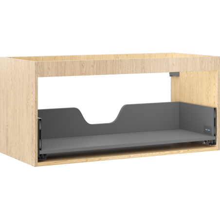 Mexen Box-A carcasă dulap sub chiuvetă 100 cm, 1 sertar, stejar - 91AX0-1000-470-1-81