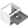 Mexen Box-A corp dulap pentru lavoar 50 cm, 2 sertare, alb lucios - 91AX0-0500-470-2-00