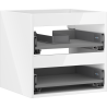 Mexen Box-A corp pentru dulap sub chiuvetă 50 cm, 2 sertare, alb lucios - 91AX0-0500-470-2-00