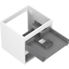 Mexen Box-A corp dulap de baie 50 cm, 2 sertare, alb mat - 91AX0-0500-470-2-01