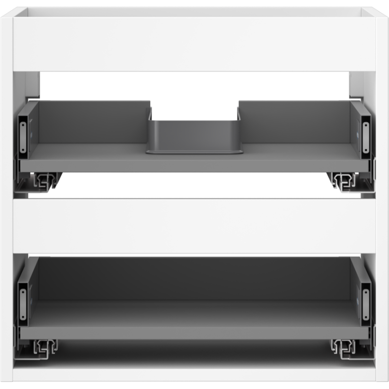 Mexen Box-A corp dulap de lavoar 50 cm, 2 sertare, alb mat - 91AX0-0500-470-2-01