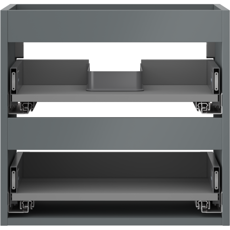 Mexen Box-A corp dulap pentru chiuvetă 50 cm, 2 sertare, grafit mat - 91AX0-0500-470-2-66