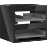 Mexen Box-A cadru dulap pentru lavoar 50 cm, 2 sertare, negru lucios - 91AX0-0500-470-2-70