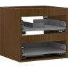 Mexen Box-A corp de dulap sub lavoar 50 cm, 2 sertare, nuc - 91AX0-0500-470-2-86