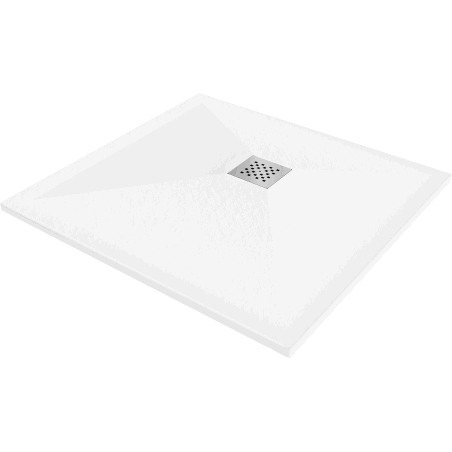 Mexen Stone+ cadă de duș pătrată din compozit 70 x 70 cm, alb - 44107070