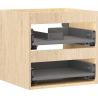 Mexen Box-A corpus dulap suspendat 50 cm, 2 sertare, stejar - 91AX0-0500-470-2-81