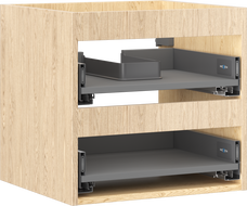 Mexen Box-A corpus dulap suspendat 50 cm, 2 sertare, stejar - 91AX0-0500-470-2-81